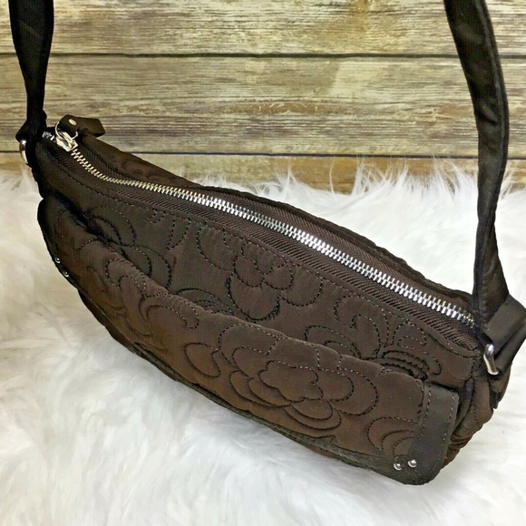 Vera Bradley Bags Vera Bradley Brown Quilted Purse Shoulder Bag